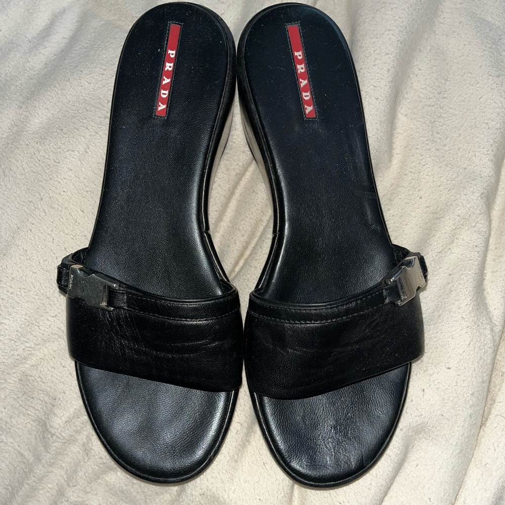 Vintage Prada heeled sandals - Picture 2 of 5